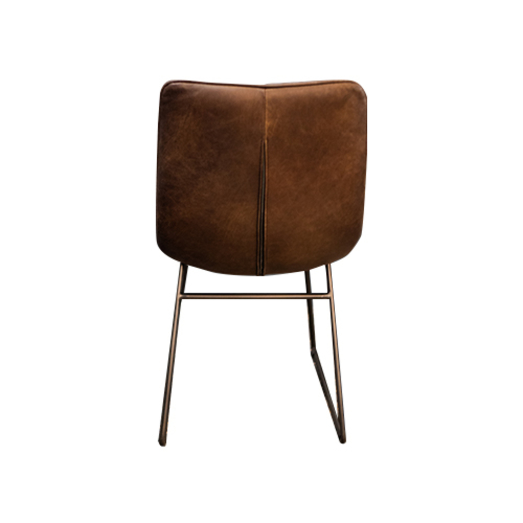 Oak Dining Table 220cm + 5 Amalfi Leather Dining Chair + Oak Bench Set image 7